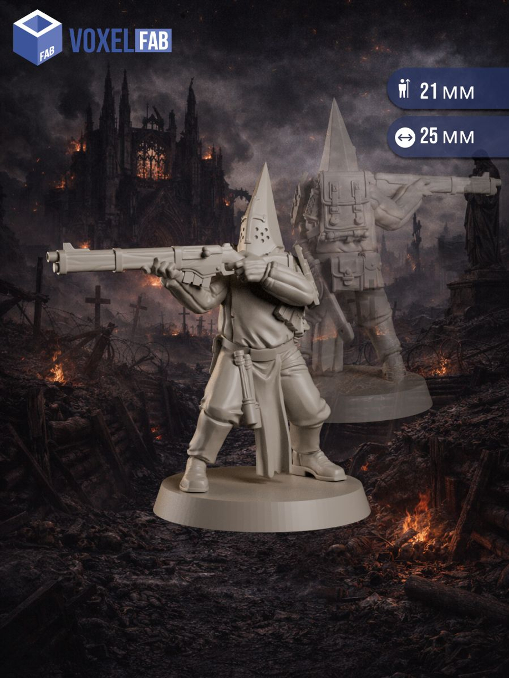 Апостолы Покаяния, Траншейные Пилигримы миниатюры для настольных игр РНИ, Trench Crusade