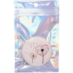 Пуховка для пудры «Beauty Makeup-Heart» d-6см