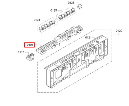 Модуль для посудомоечной машины Bosch (Бош) /Siemens (Сименс) - 11008755, 659228, 791022