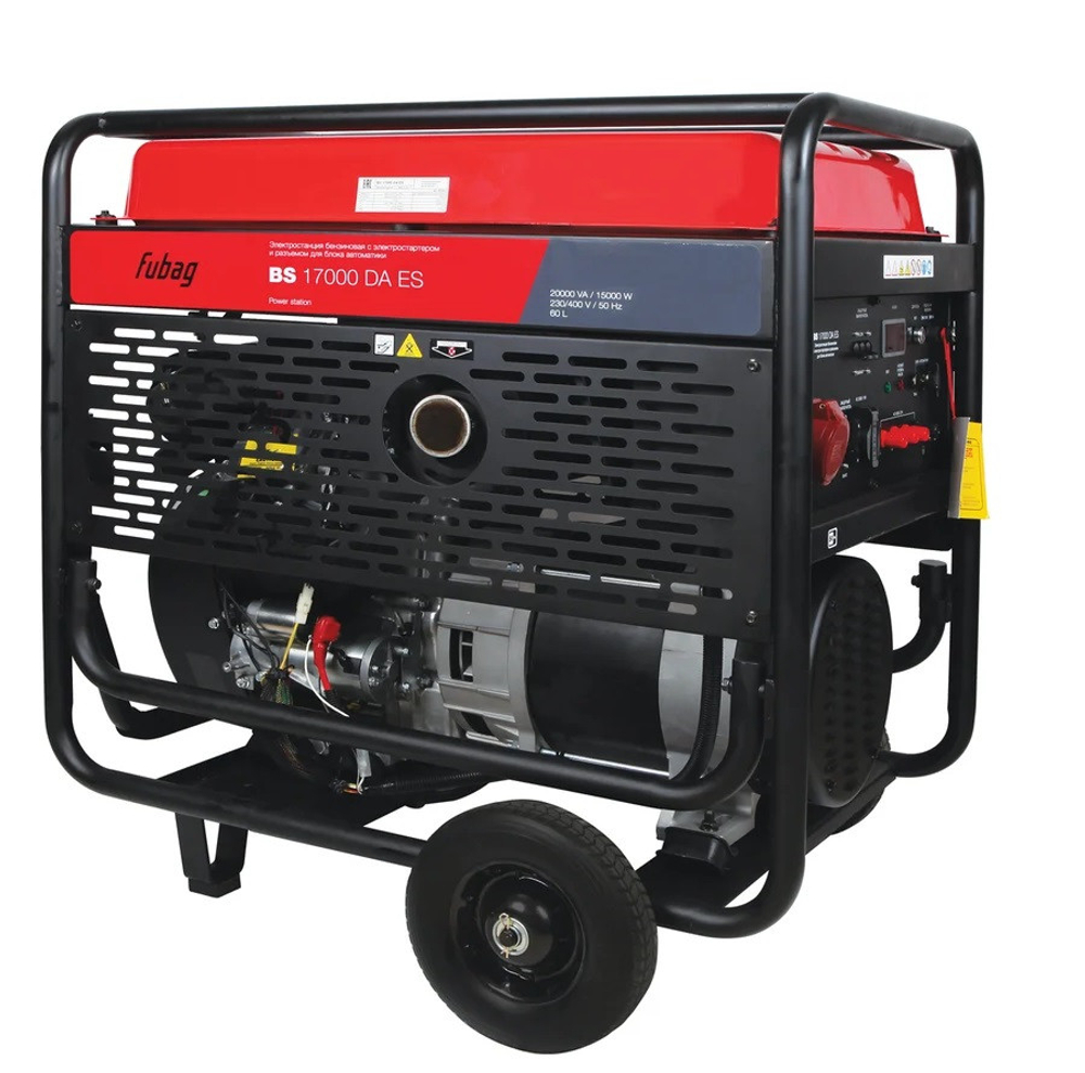 Электростанция бензиновая Fubag BS 17000 DA ES 641058 с электростартером и коннектором автоматики