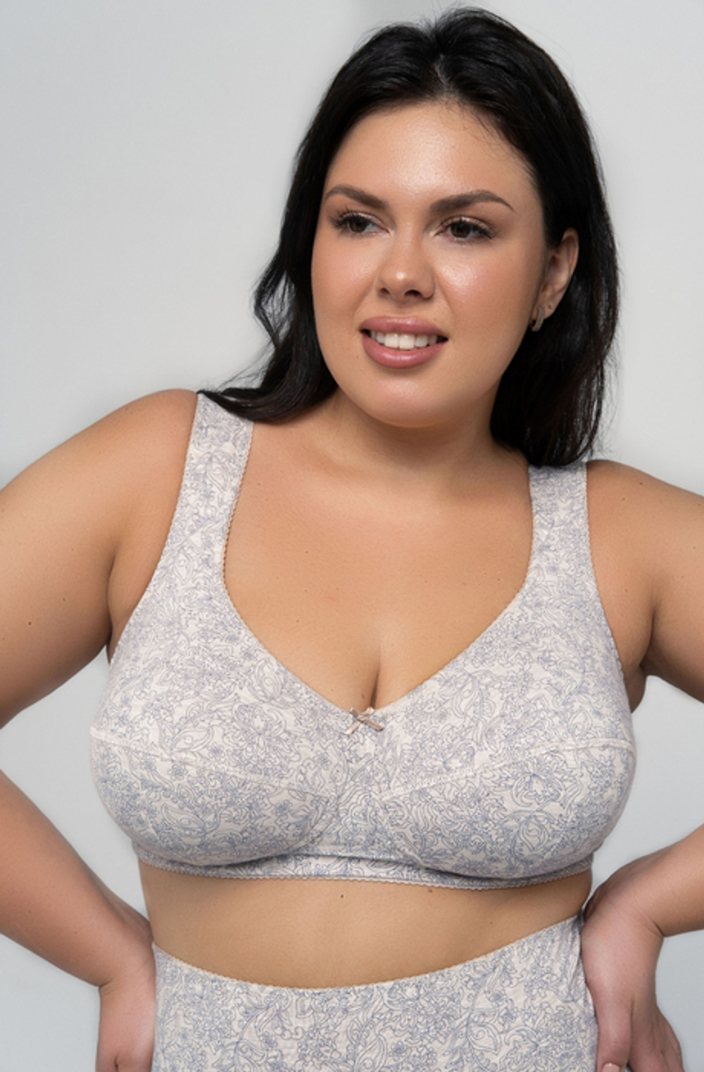 1121/G бюстгальтер "Синий меланж"