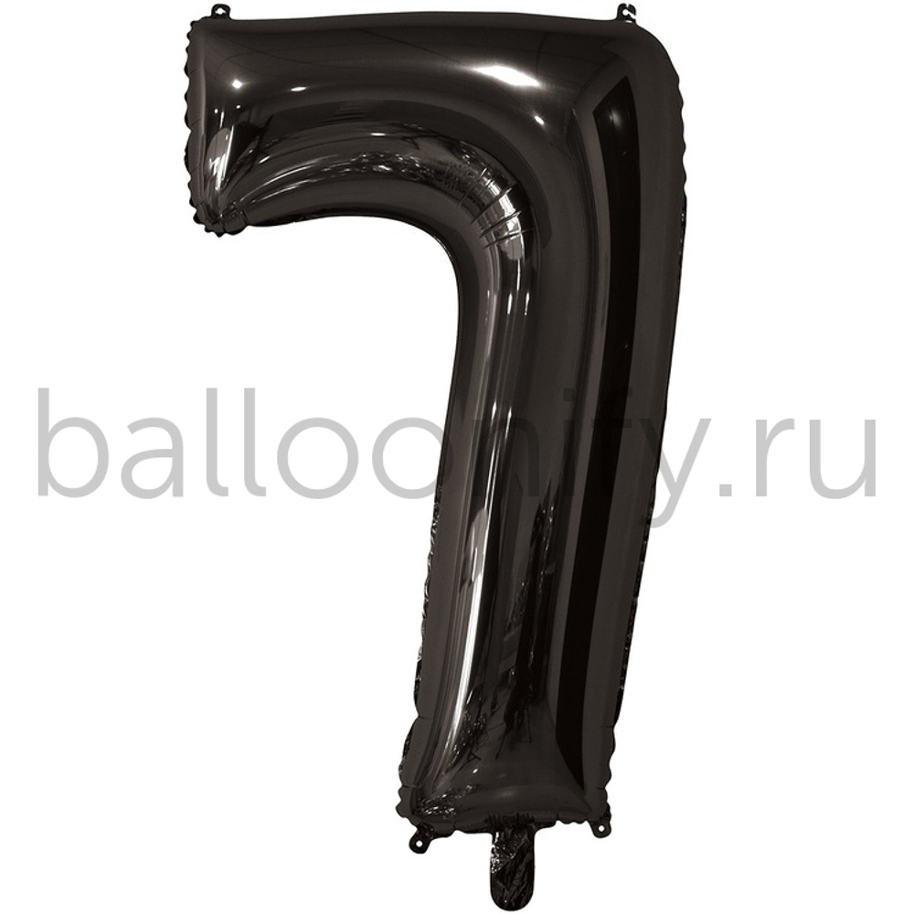 Шар ЦИФРА 7 Black 26" 66 см