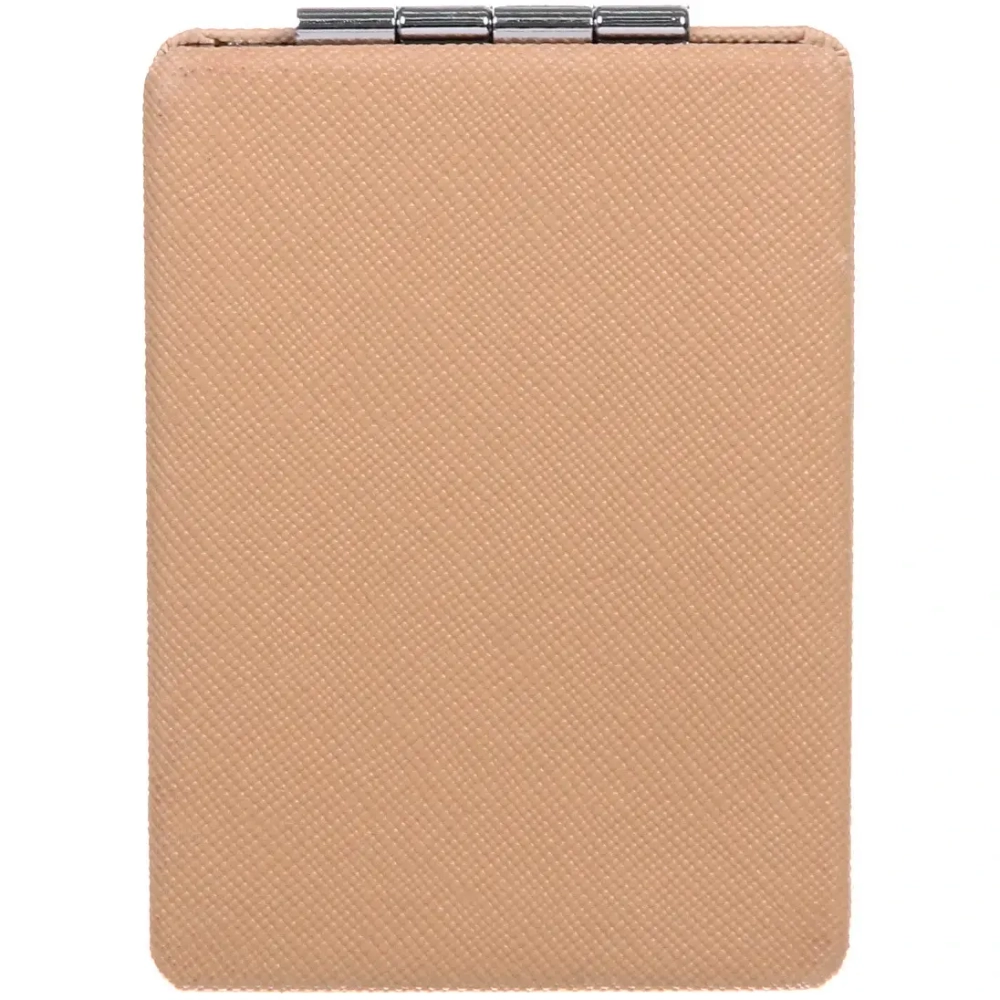 Зеркало косметическое двойное «ФРАТЕЛЛИ», прямоугольник, цвет золото, 9*6см (пакет с подвесом)