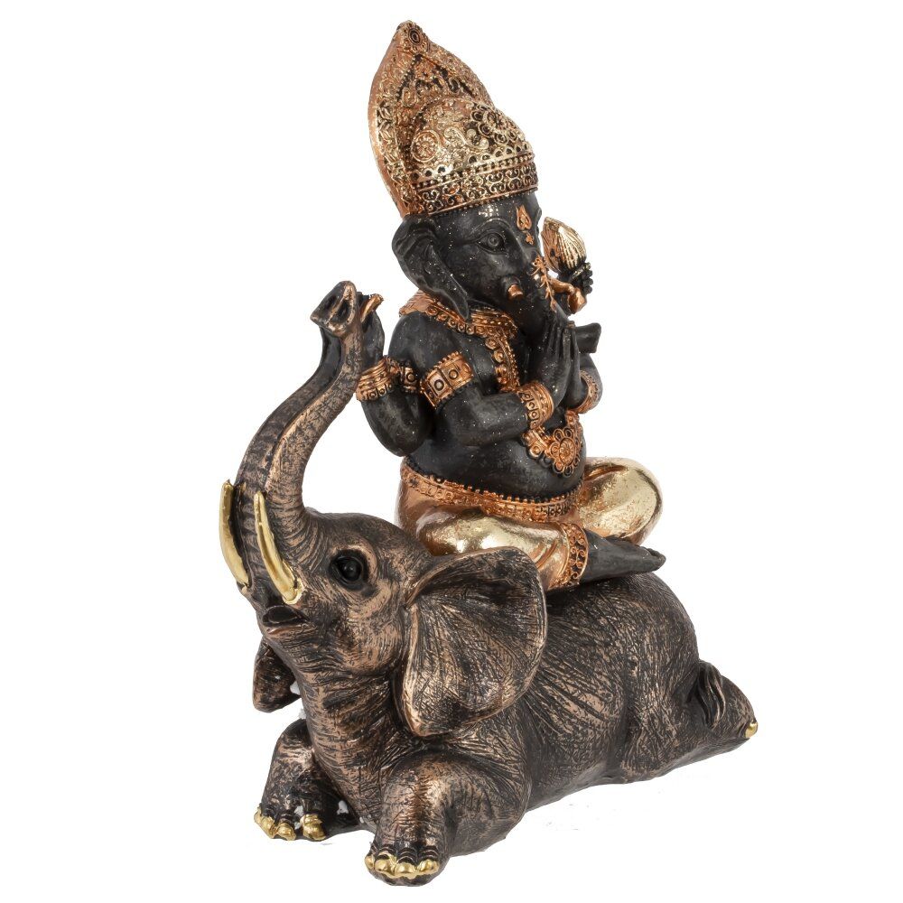 GAEM Фигурка декоративная "Ганеша на слоне", L21 W10 H25 см