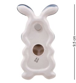 ГЛ- 906 Магнит «Заяц» цв. (Гжельский фарфор)