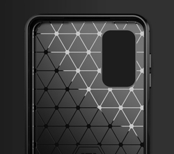 Чехол защитный черный на Samsung Galaxy A32 (2021 год), серия Carbon от Caseport