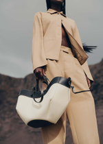 Сумка Polene Cyme EDITION BLACK CANVAS