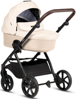 Детская коляска Tutis Leo 3 Plus 4 в 1 с автокреслом Beno Black и базой 1582228 Caramel