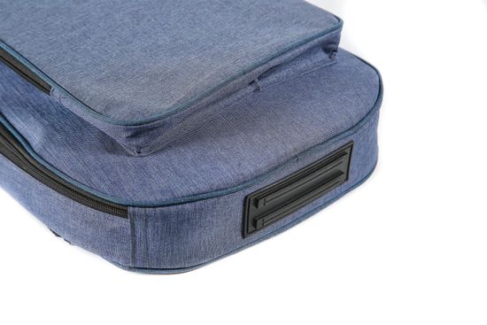 Чехол для электрогитары FS-4101 утеплённый 10мм (серо-синий)