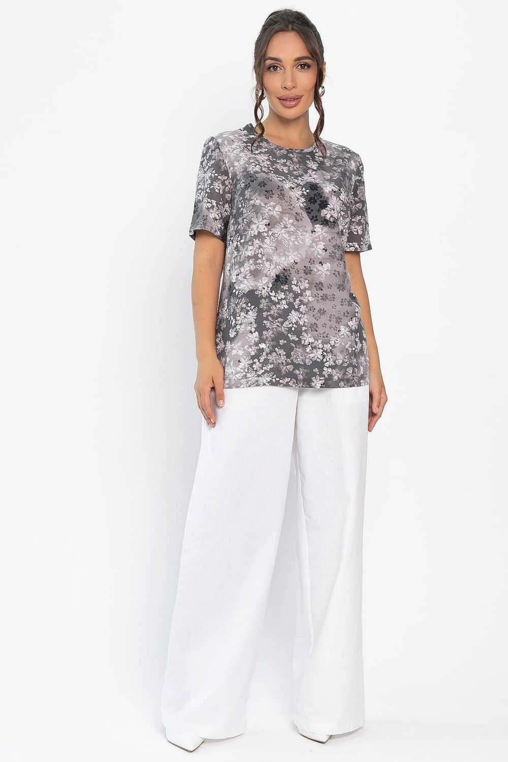 Блуза Вечерний свет (серая) Б14005-25М LT Collection