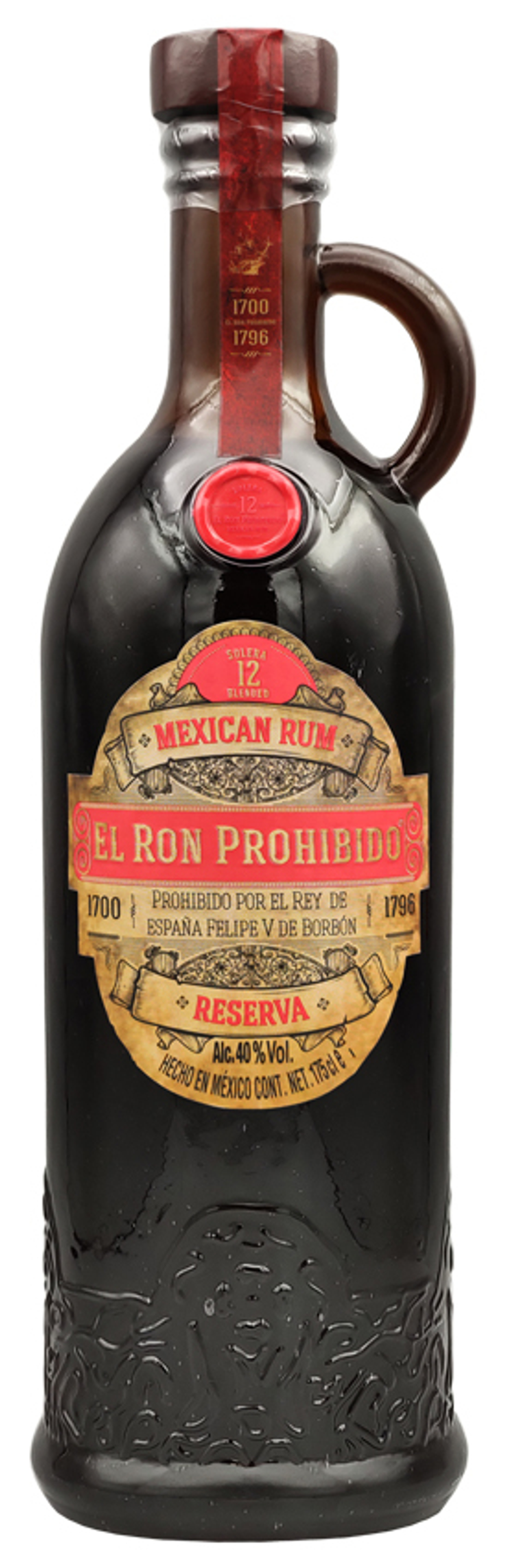 Ром El Ron Prohibido Reserva 12, 1,75л