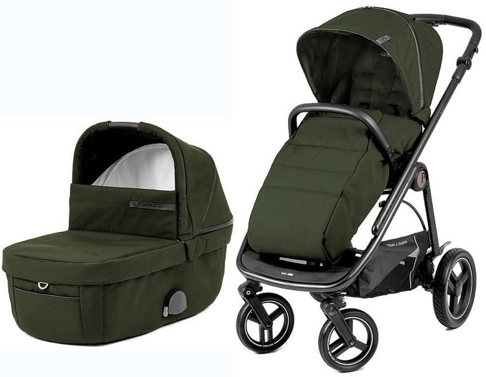 Коляска 2 в 1 Peg Perego Veloce TC Culla Grande Green