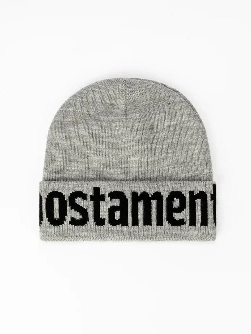 Шапка Postaments Basic серая