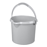 Ведро "Etna" круглое с носиком для слива 4л (серый)