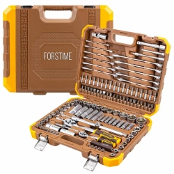 Набор инструментов в пластиковом кейсе (125 предметов) FORSTIME FT-41252-5