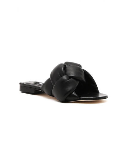 Шлепанцы кожаные donna MSGM - черный(3241MDS243 481)