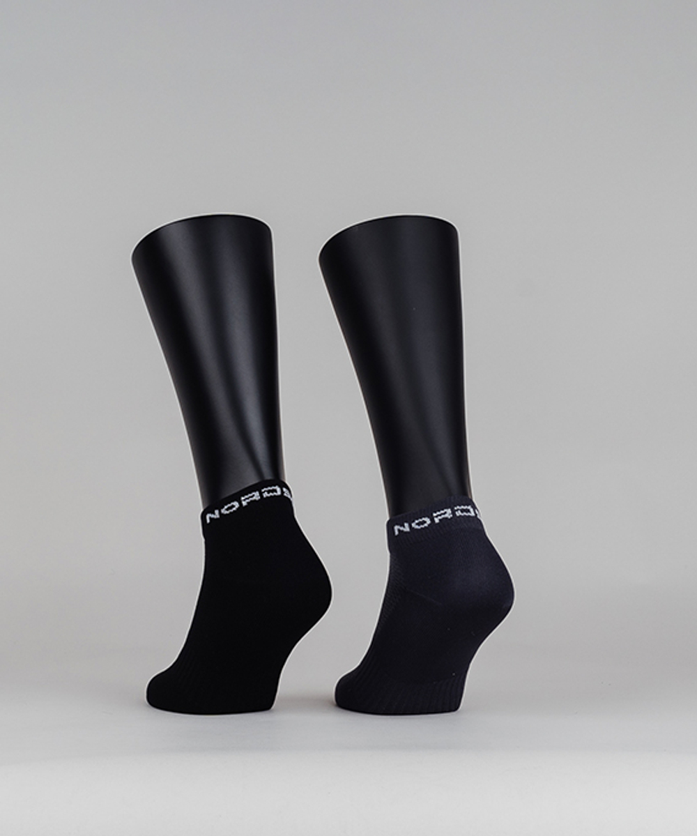 Носки NORDSKI RUN Black/Grey (2 пары)