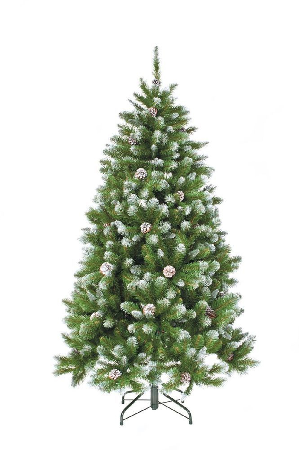 Ель Императрица с шишками 185см заснеженная Triumph Tree