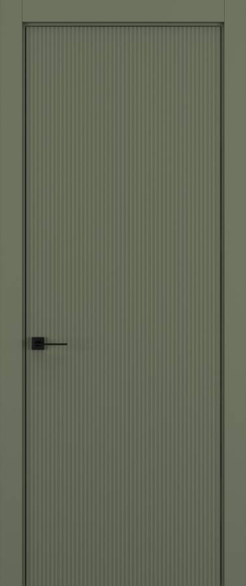 Дверь 1 VERTICAL Матовый Оливковый