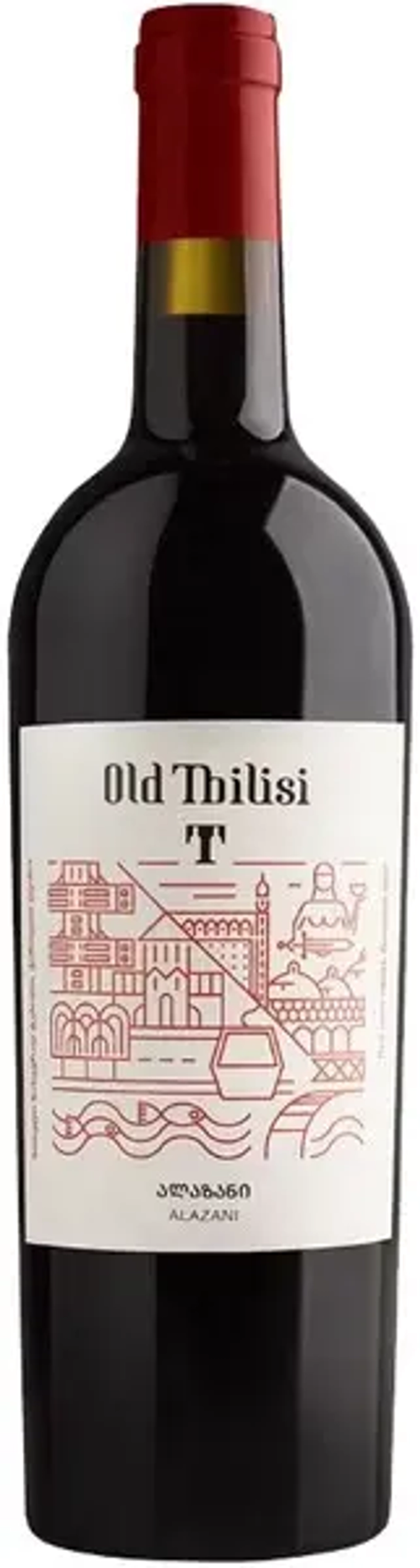 Old Tbilisi Алазанская долина красное 0,75 л.