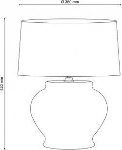 Настольная лампа декоративная Lucia Tucci Harrods 2 HARRODS T940.1