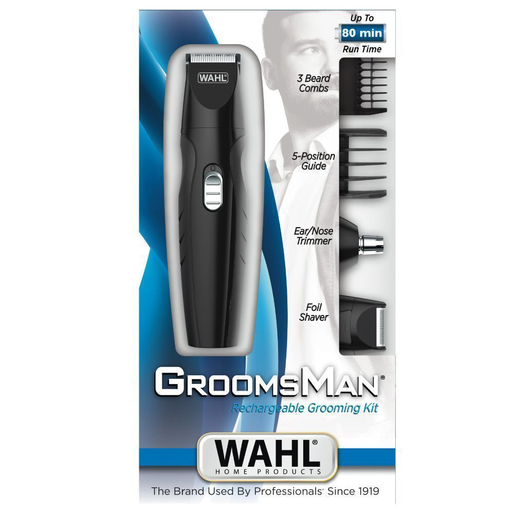 Триммер для стрижки усов и бороды Wahl GroomsMan (9685-016)