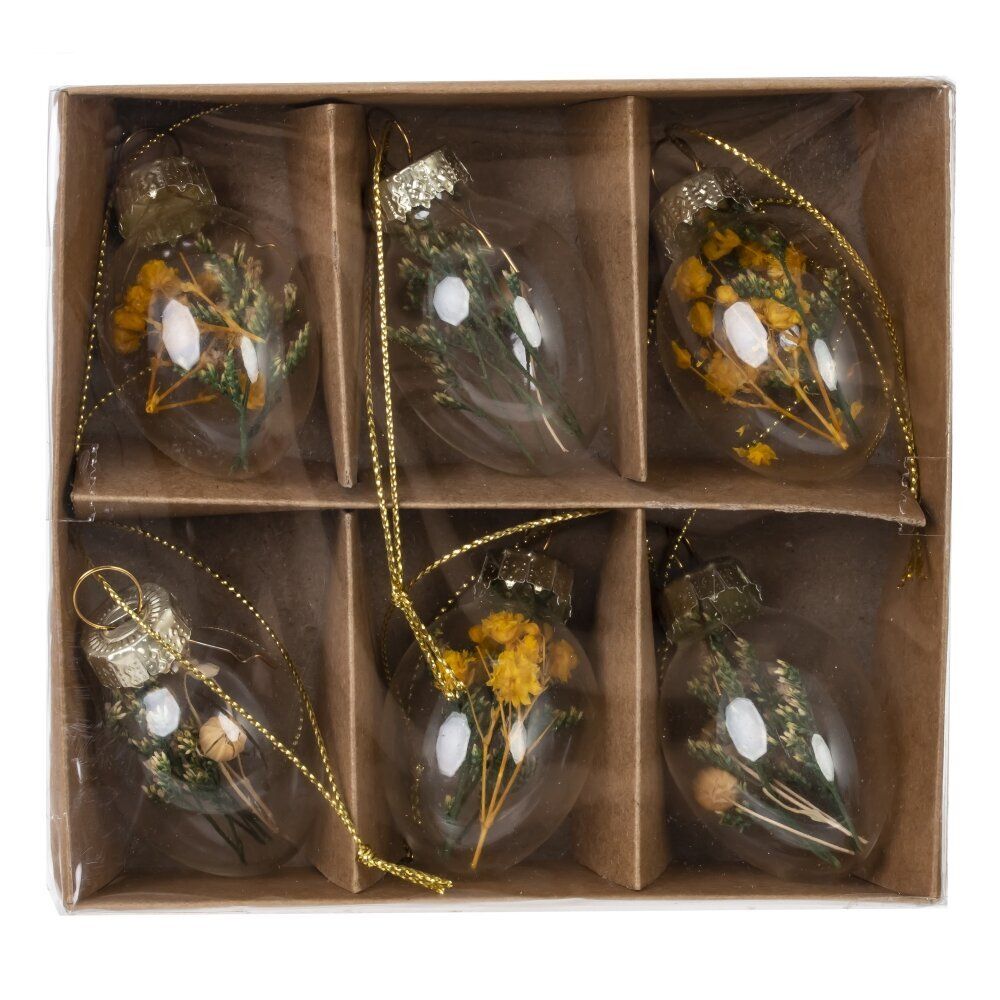 GAEM Набор из 6-ти изделий декоративных подвесных "Яйцо пасхальное" (3*5,5), L12 W11 H3,5 см