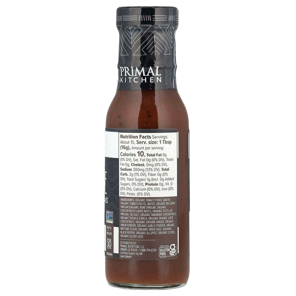 Primal Kitchen, Органический соус для стейка, без сахара, 241 г (8,5 унции)