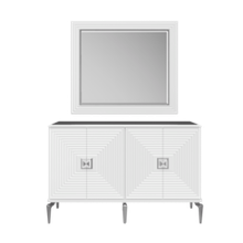 Зеркало "Алия" серебро