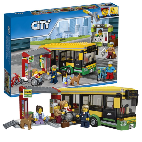 Конструктор Cities "Автобусная остановка" , 337 дет.