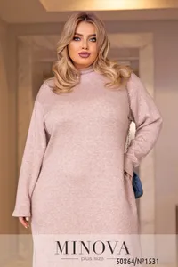 Платье 1531-пудра Minova
