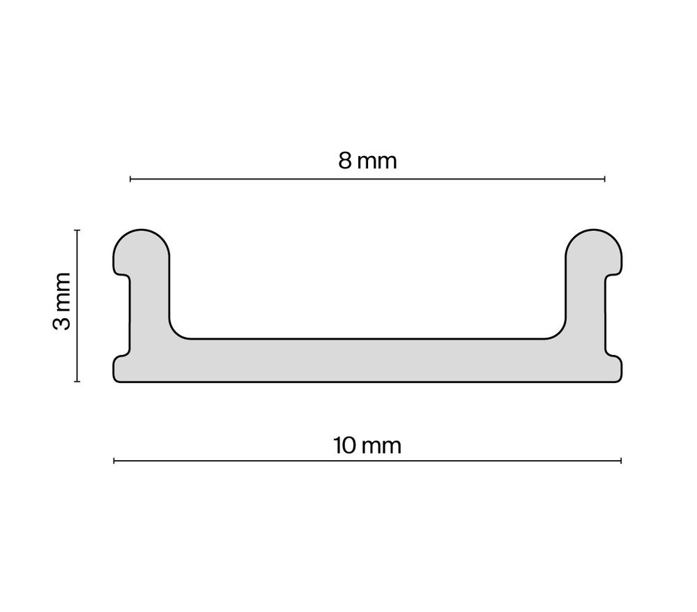 Комплектующие для профиля Technical ALM012-SC-B