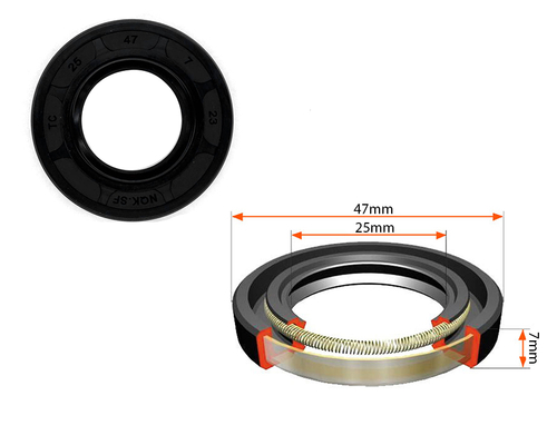 Сальник арм. (манжета) 25х47х7 (крышка редуктора 2080Б)