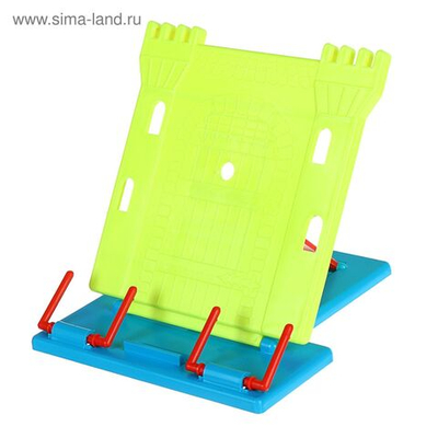 Подставка для книг пластиковая, УНИ Замок , МИКС