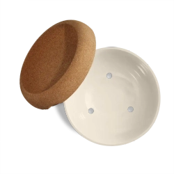 Чаша для фруктов и овощей с крышкой Emile Henry Clay, 4.7 л