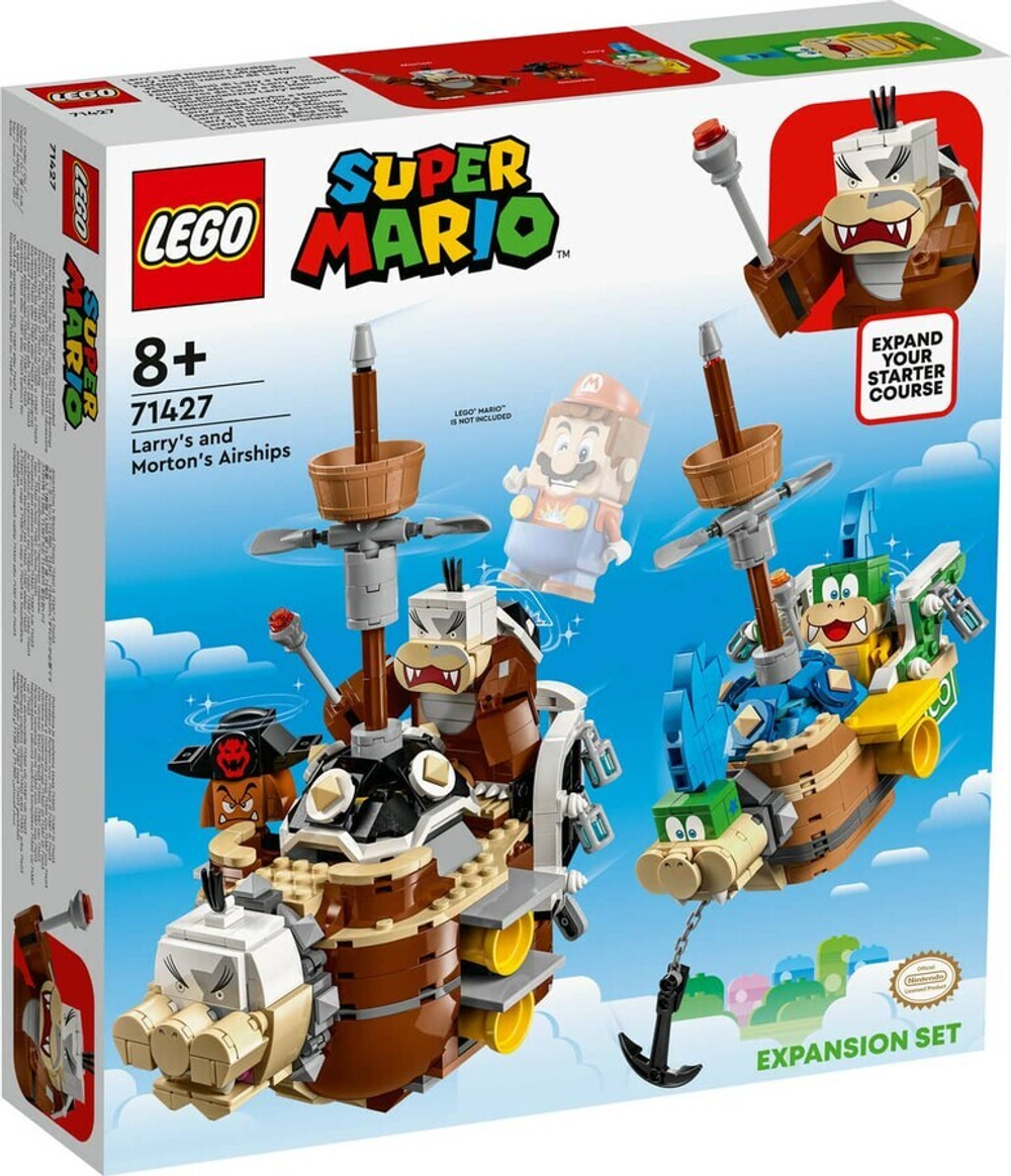 Конструктор LEGO Super Mario 71427 Дирижабли Ларри и Мортона