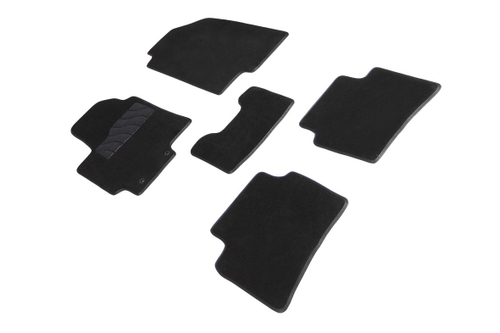 Ворсовые коврики LUX для Hyundai Solaris II 2017-2022 Seintex.89149