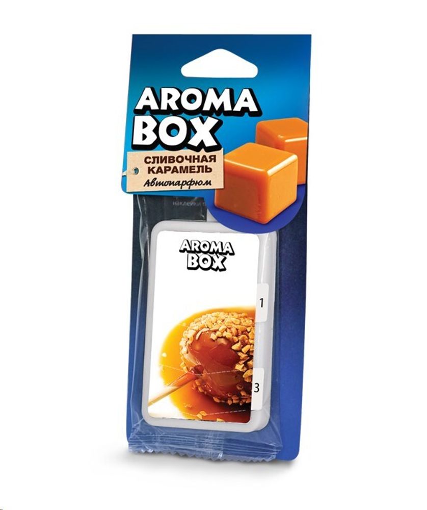 Ароматизатор подвесной  AROMA BOX  Сливочная карамель (FOUETTE)