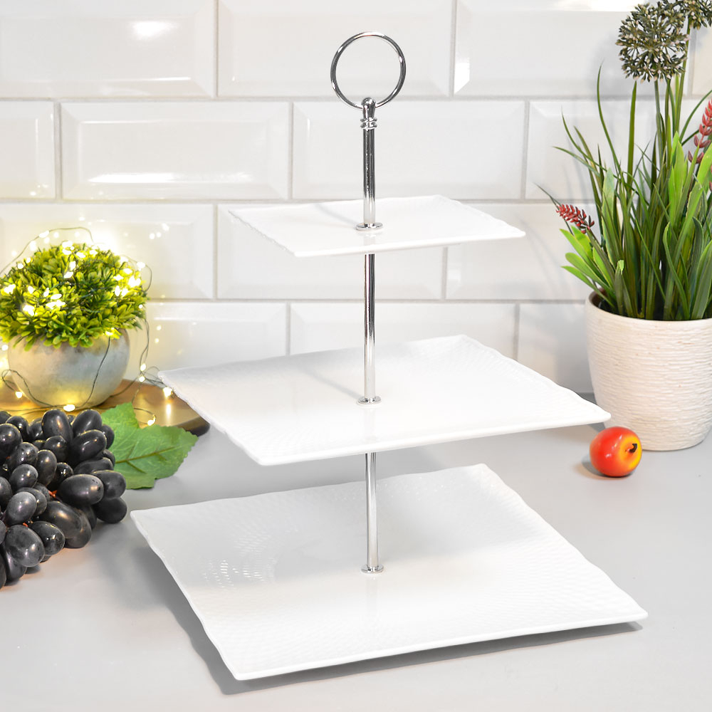 Этажерка 3-х ярусная 135/210/250мм 5,5"/8,5"/10", "Sam&Squito Quadro", 106J 19-950096