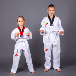 Добок WTF ProfSport Brave Poom с вышивкой детский