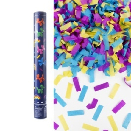 Пневмохлопушка (16/40 см) Собачки Прямоугольники тишью Ассорти