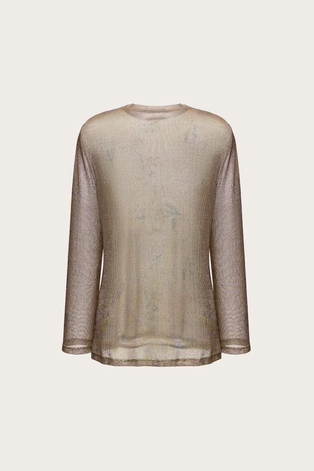 ЛОНГСЛИВ ИЗ ВИСКОЗЫ С ЛЮРЕКСНОЙ НИТЬЮ