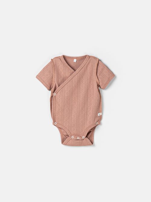 Боди-кимоно с коротким рукавом 