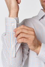 Сорочка мужская VESTER длинный рукав, клетка, хлопок-лиоцелл 50618 05