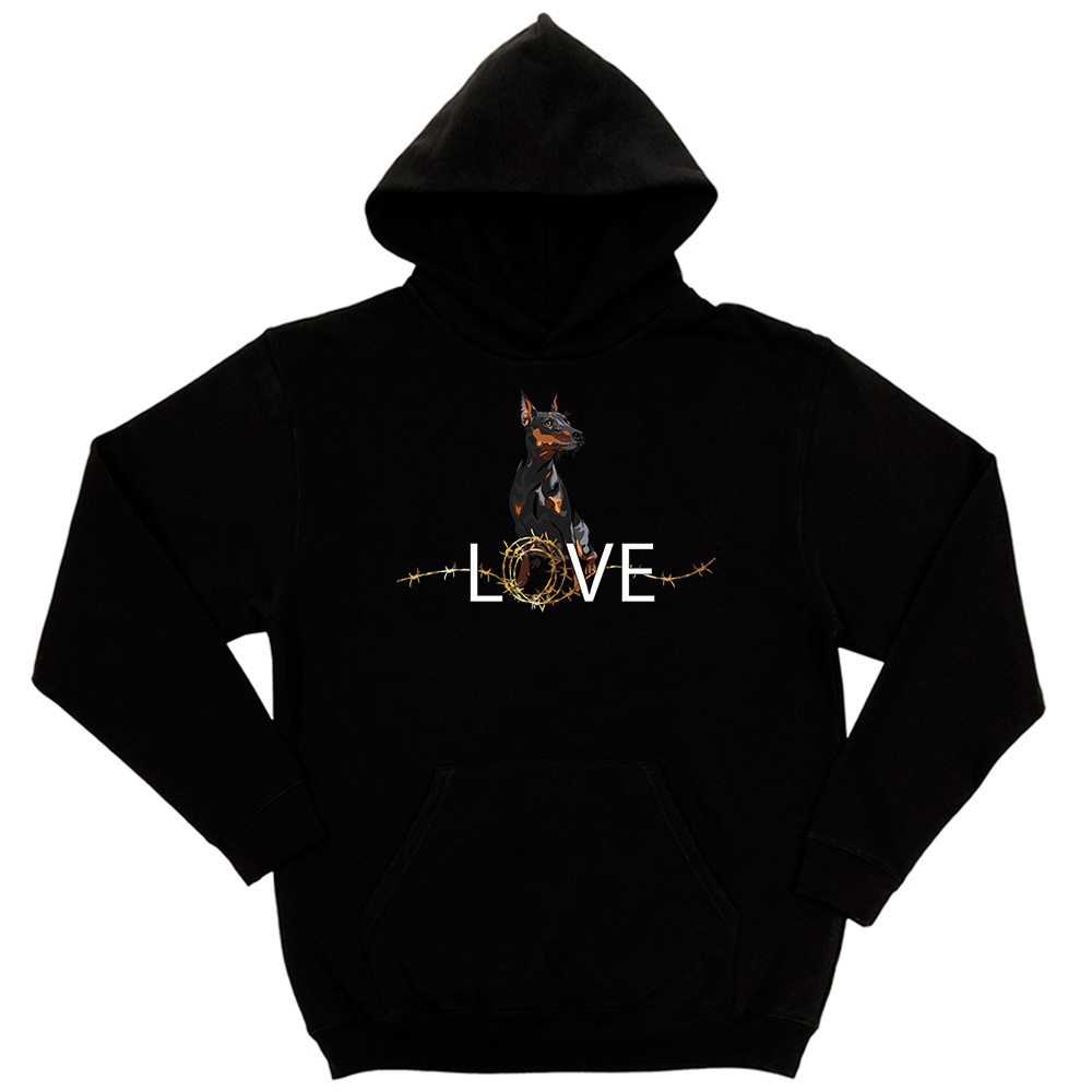 Толстовка "Цвергпинчер- колючая любовь"