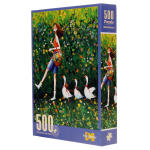 Пазл Девочка и гуси 500эл., коробка C-42085