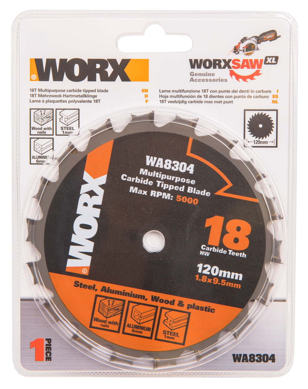 Пильный диск твердосплавный WORX WA5034