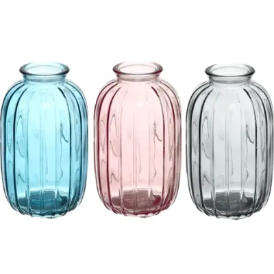 Ваза стеклянная «Блум» 7*12см микс цветов