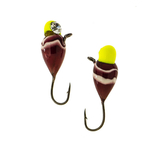 Мормышка вольфрамовая LumiCom КАПЛЯ С УШКОМ (обмазка с камнем-винт), 2,5мм BLPd, 10 штук в упаковкеук в упаковке