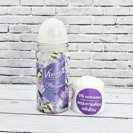 Шариковый дезодорант VIVITE Pleasure Floral 40 мл